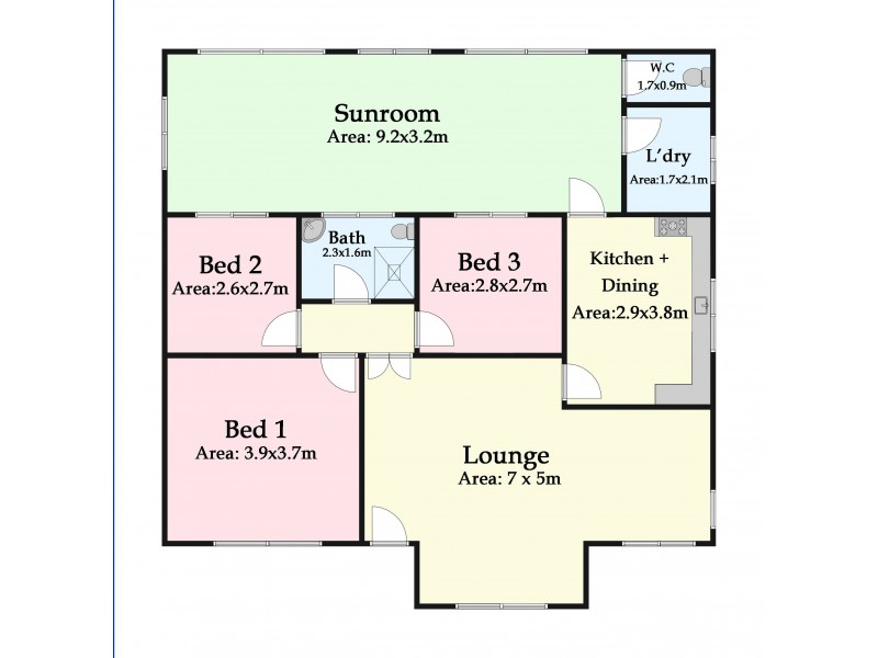 16 Smiths Avenue, Cabramatta NSW 2166 Floorplan