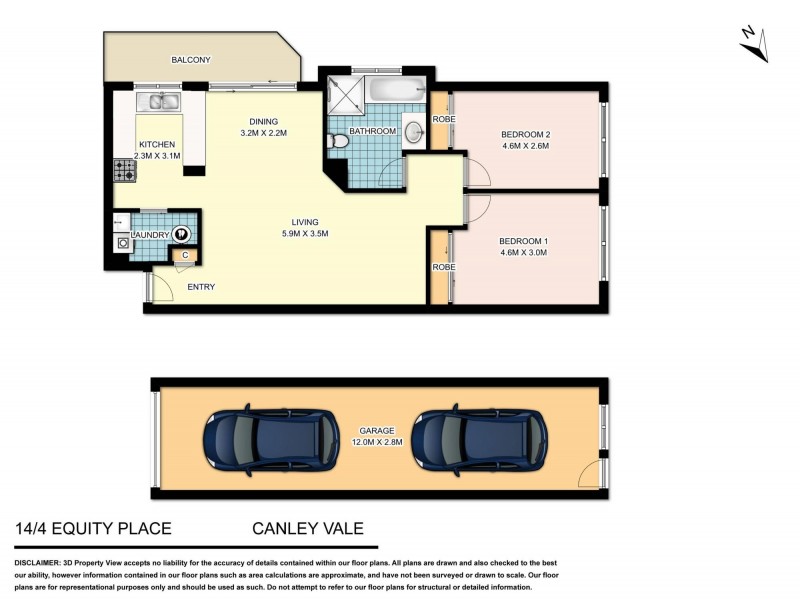 14/4 Equity Place, Canley Vale NSW 2166 Floorplan