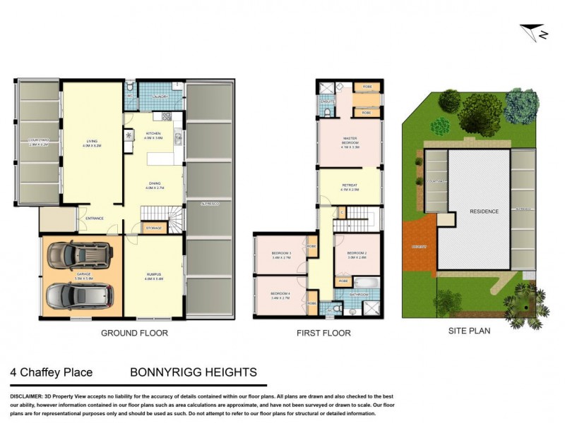 4 Chaffey Place, Bonnyrigg Heights NSW 2177 Floorplan