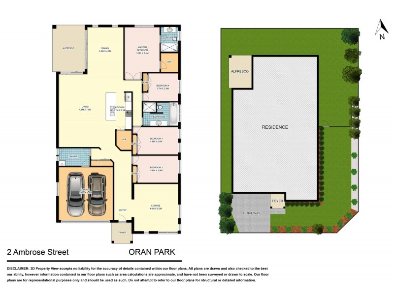 2 Ambrose Street, Oran Park NSW 2570 Floorplan