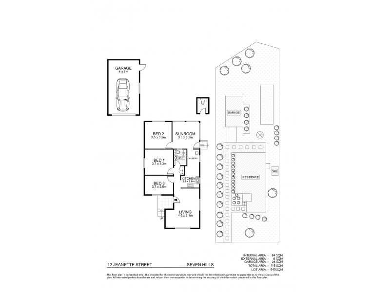 12 Jeanette Street, Seven Hills NSW 2147 Floorplan