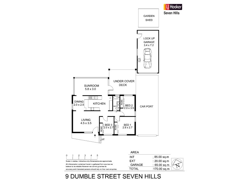 9 Dumble Street, Seven Hills NSW 2147 Floorplan