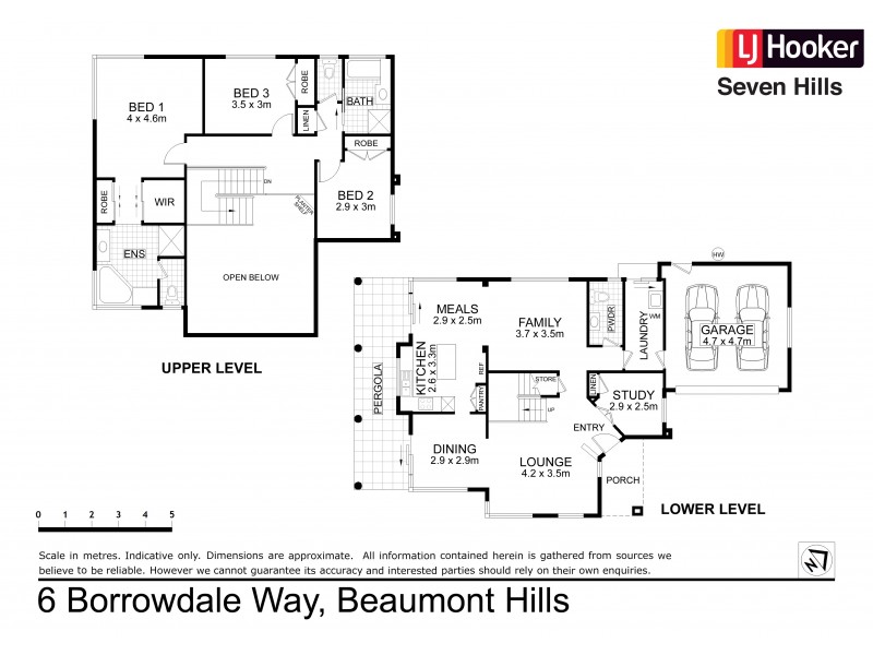6 Borrowdale Way, Beaumont Hills NSW 2155 Floorplan