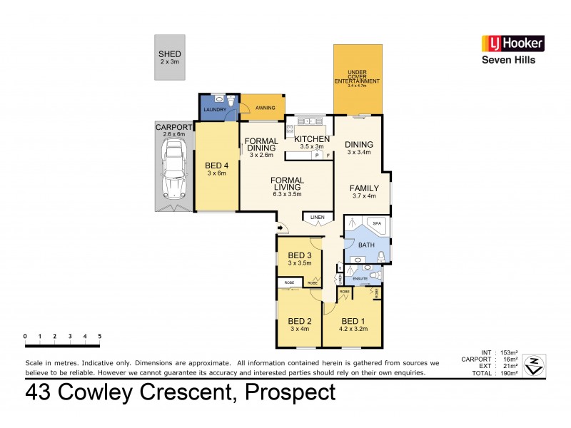 43 Cowley Crescent, Prospect NSW 2148 Floorplan