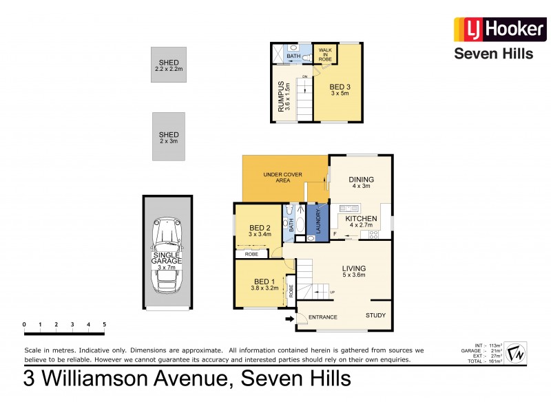 3 Williamson Avenue, Seven Hills NSW 2147 Floorplan