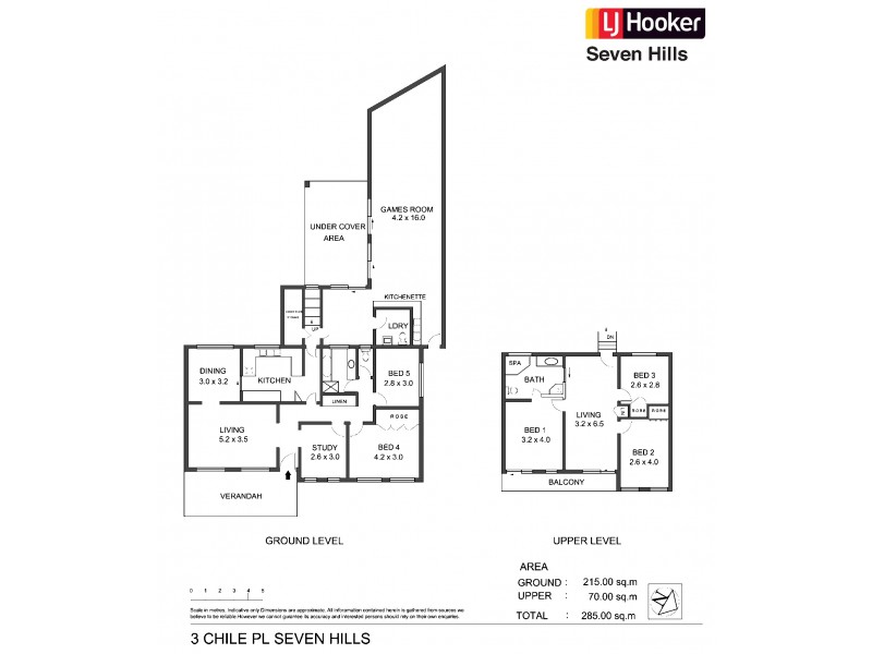 3 Chile Place, Seven Hills NSW 2147 Floorplan