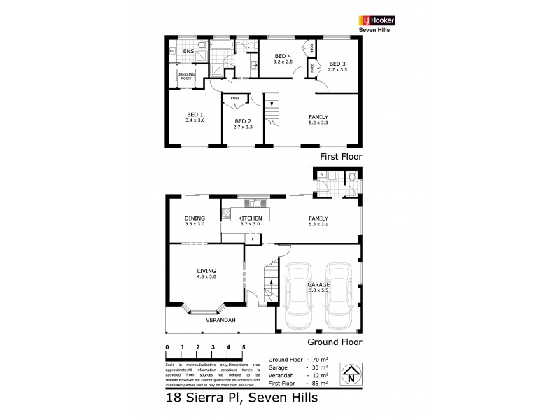 18 Sierra Place, Seven Hills NSW 2147 Floorplan