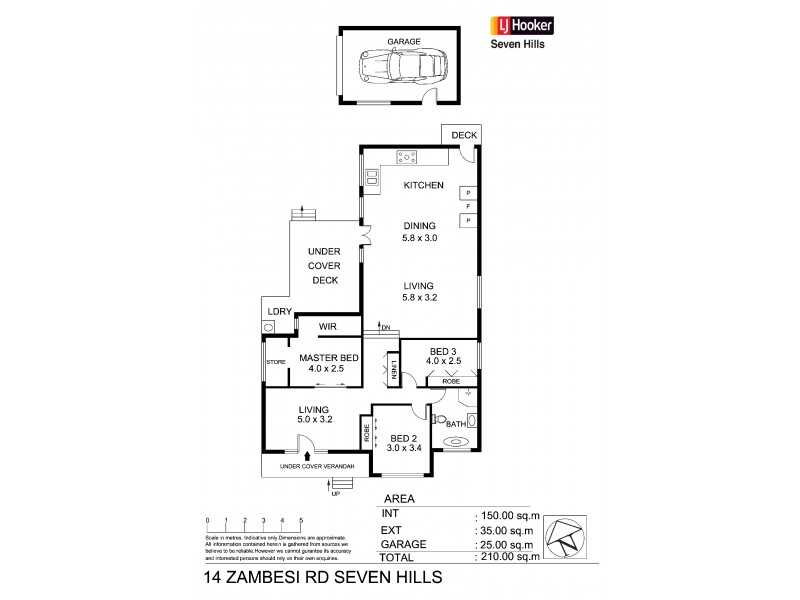 14 Zambesi Road, Seven Hills NSW 2147 Floorplan