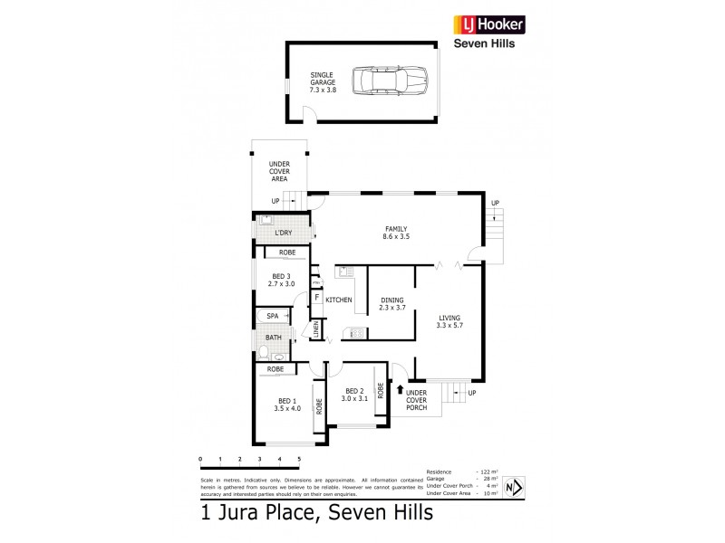 1 Jura Place, Seven Hills NSW 2147 Floorplan