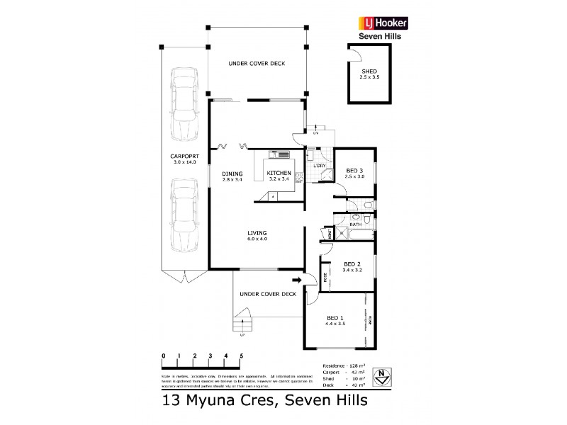 13 Myuna Crescent, Seven Hills NSW 2147 Floorplan