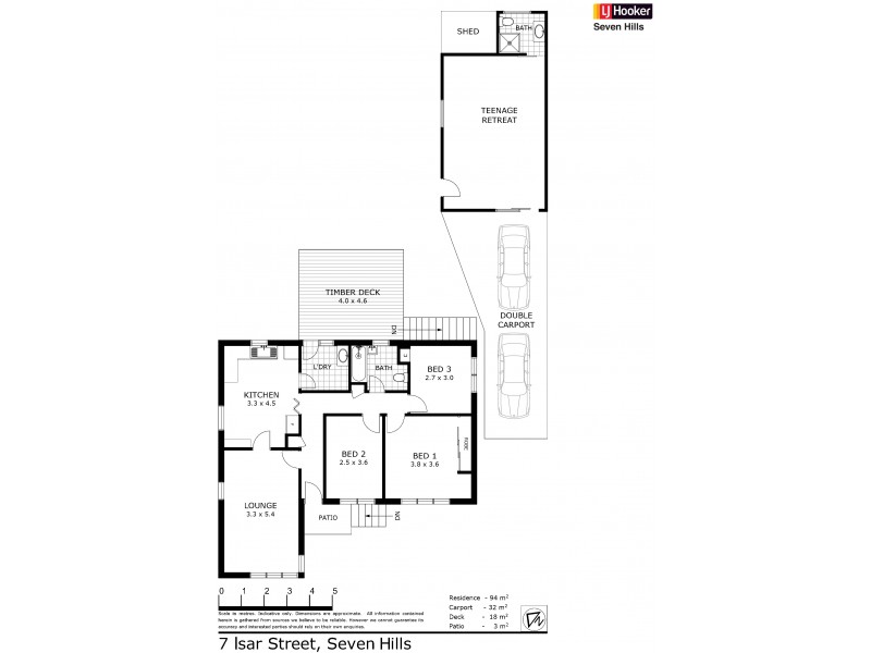7 Isar Street, Seven Hills NSW 2147 Floorplan