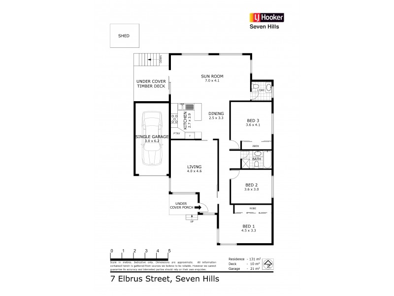 7 Elbrus Street, Seven Hills NSW 2147 Floorplan