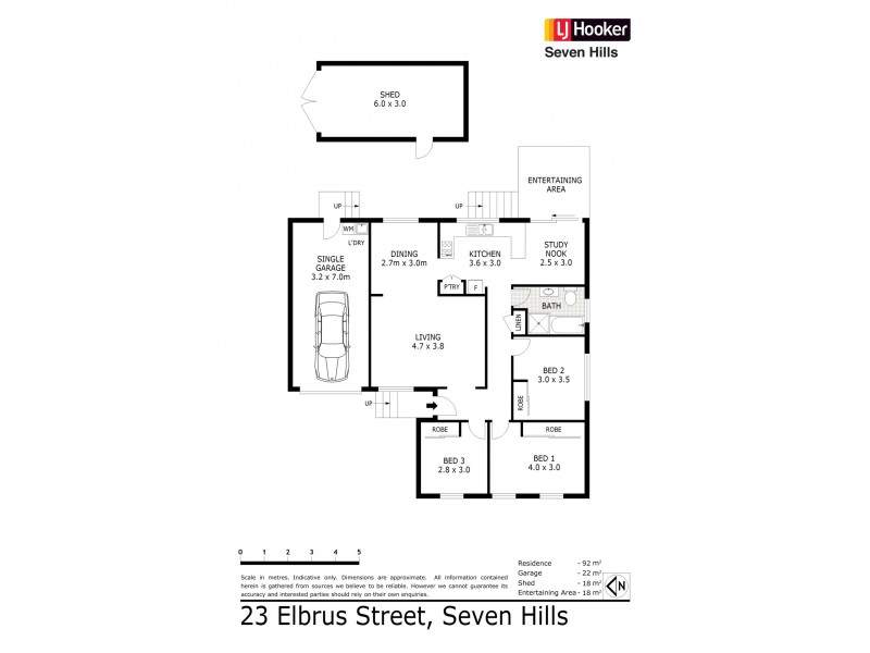 23 Elbrus Street, Seven Hills NSW 2147 Floorplan