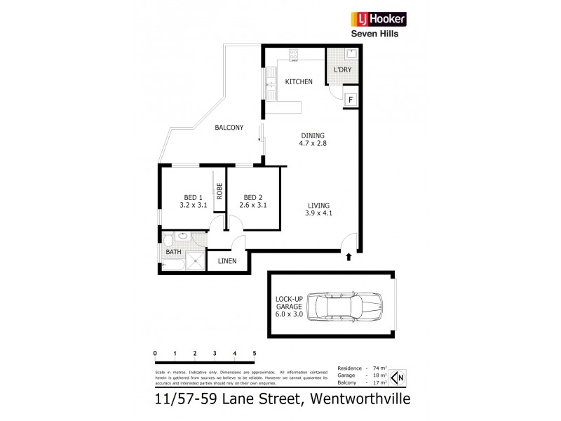 11/57-59 Lane Street, Wentworthville NSW 2145 Floorplan
