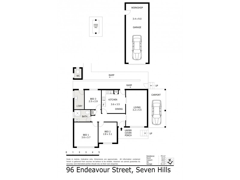 96 Endeavour Street, Seven Hills NSW 2147 Floorplan