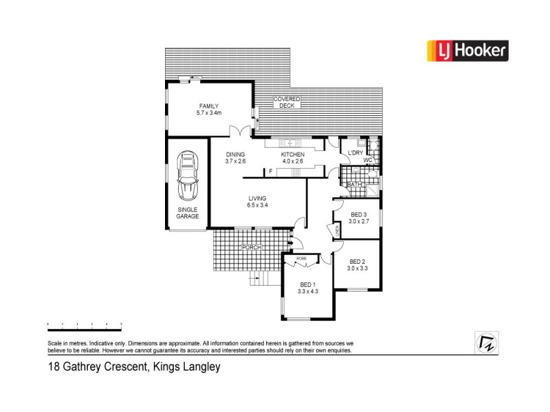 18 Gathrey Crescent, Kings Langley NSW 2147 Floorplan