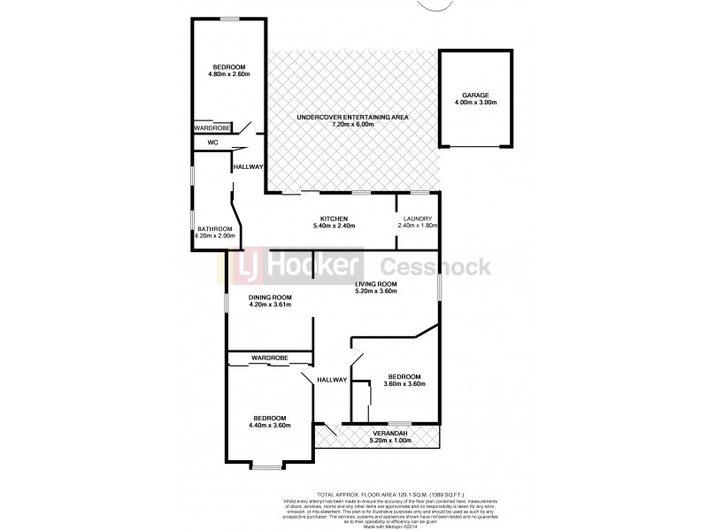 16 Boomerang Street, Cessnock NSW 2325 Floorplan