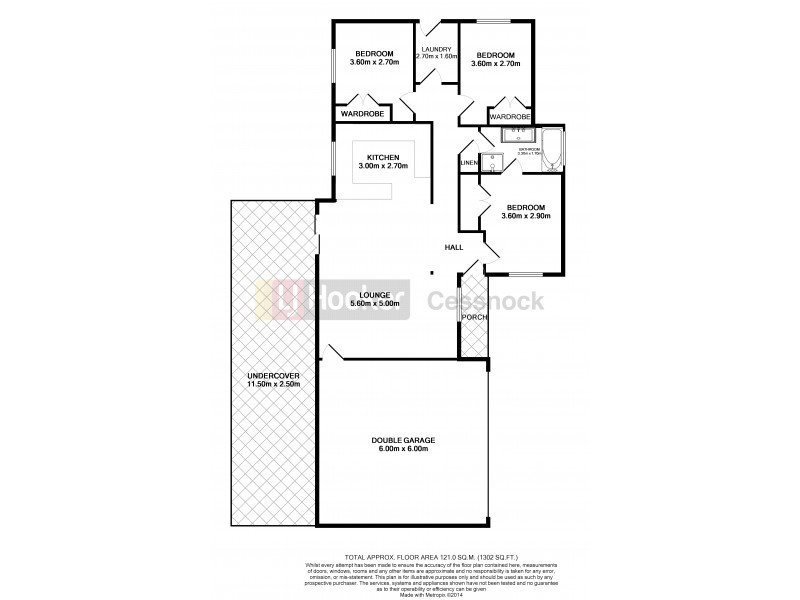 2/42 OShea Circuit, Cessnock NSW 2325 Floorplan