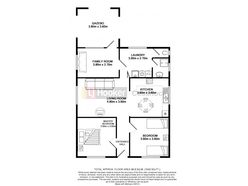 6 Lochinvar Street, Bellbird Heights NSW 2325 Floorplan