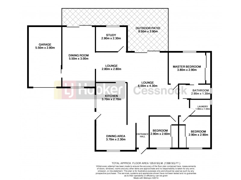 40 Love Street, Cessnock NSW 2325 Floorplan