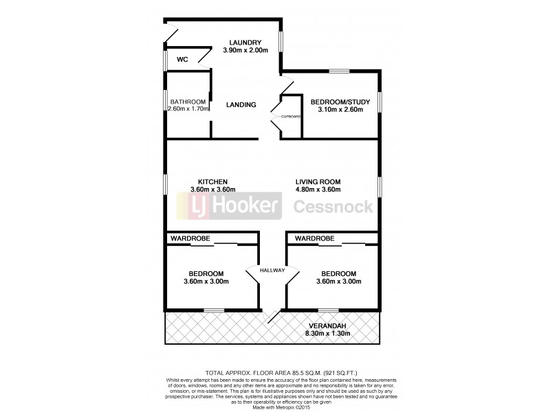 4 Orange St, Abermain NSW 2326 Floorplan
