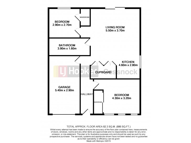 2/32 Elizabeth St, Cessnock NSW 2325 Floorplan