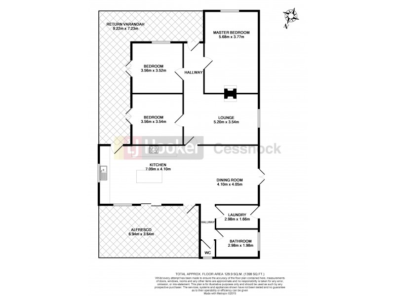 56 Hall Street, Cessnock NSW 2325 Floorplan