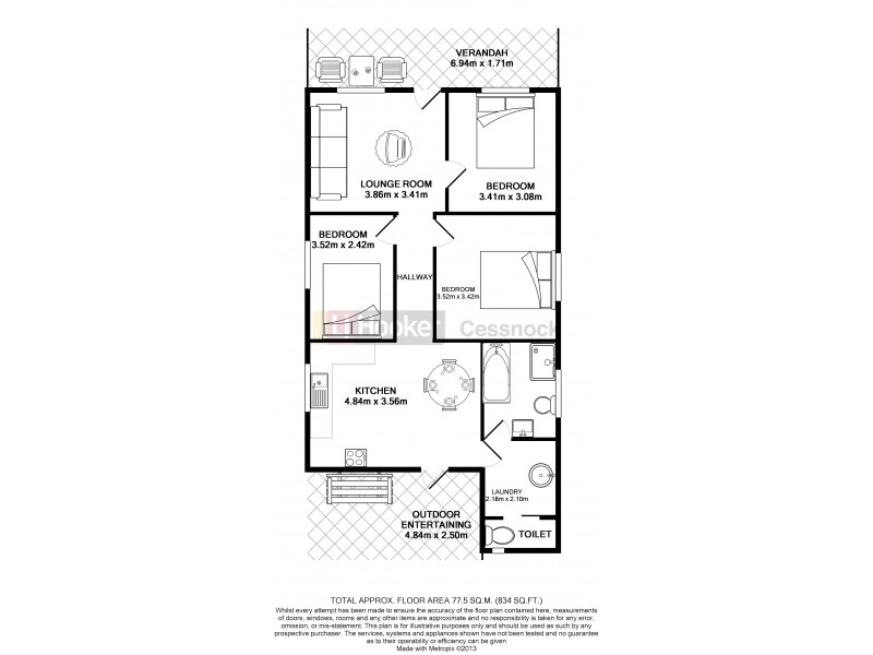 1 Albury Street, Abermain NSW 2326 Floorplan