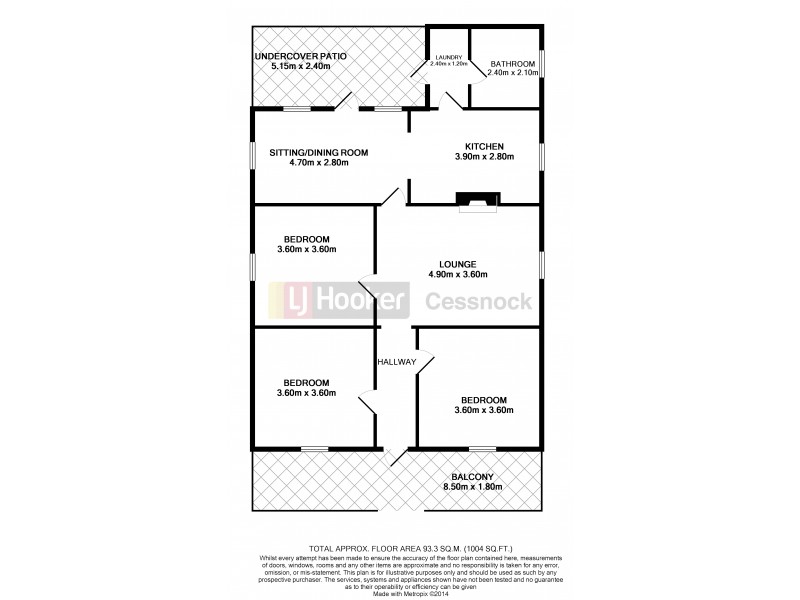 11 Shalimah Street, Cessnock NSW 2325 Floorplan