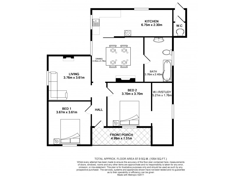 3 Brown Street, Paxton NSW 2325 Floorplan