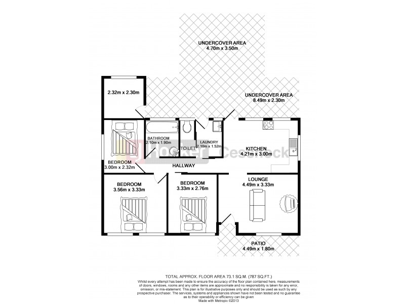 8 Desmond Street, Cessnock NSW 2325 Floorplan