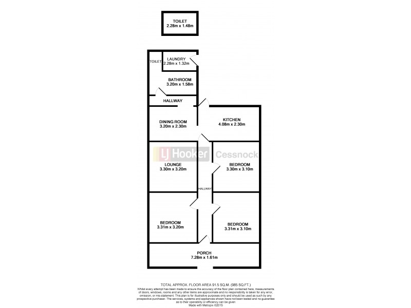 175 Hopetoun Street, Kurri Kurri NSW 2327 Floorplan