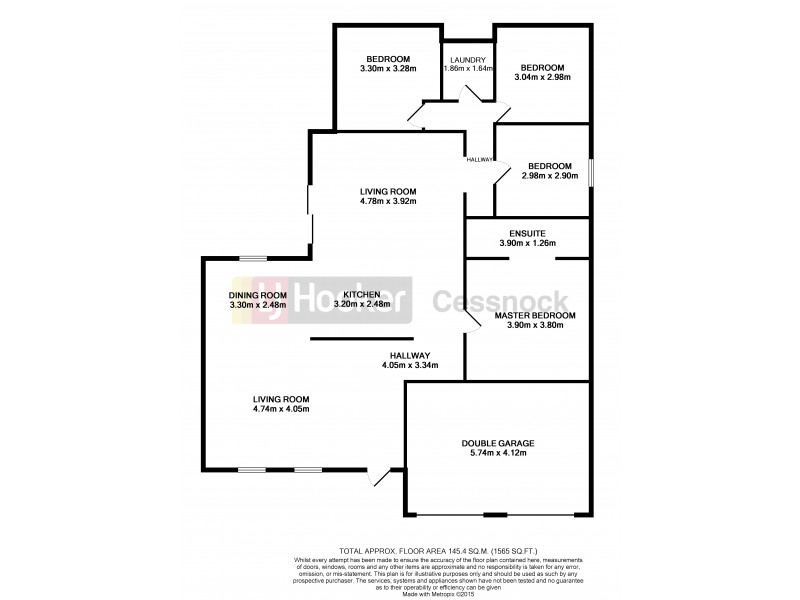 19 Casson ave, Cessnock NSW 2325 Floorplan