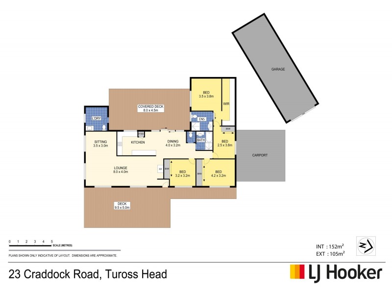23 Craddock Road, Tuross Head NSW 2537 Floorplan