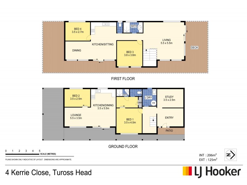 4 Kerrie Close, Tuross Head NSW 2537 Floorplan