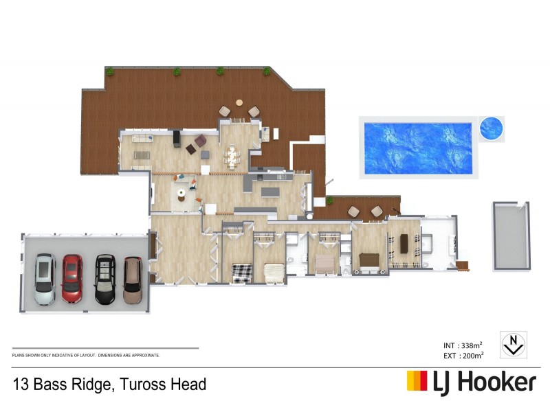 13 Bass Ridge, Tuross Head NSW 2537 Floorplan