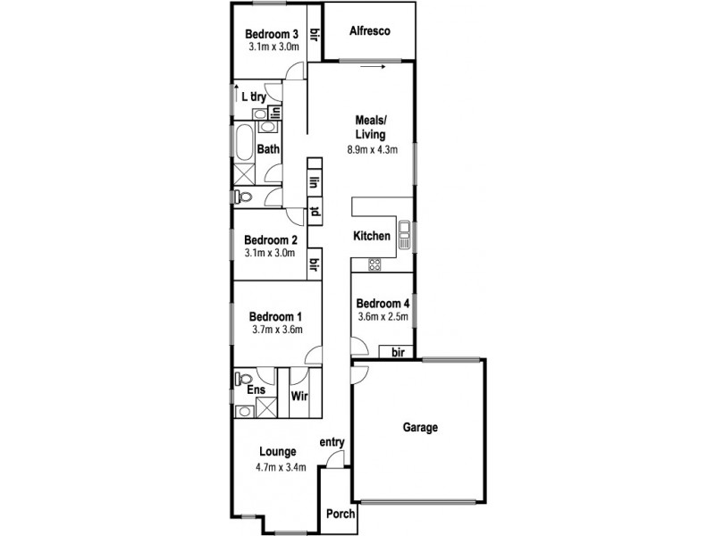 19 Vichy Avenue, Doreen VIC 3754 Floorplan