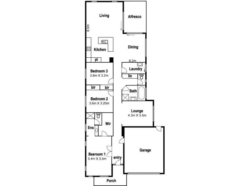 1 Arum Walk, Mernda VIC 3754 Floorplan