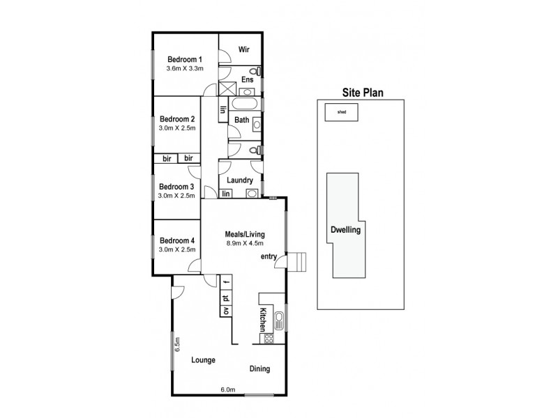 44 Carbon Crescent, Mill Park VIC 3082 Floorplan