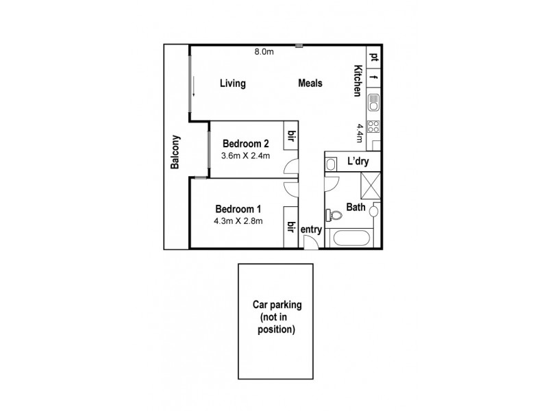 C7/48-52 Boadle Road, Bundoora VIC 3083 Floorplan
