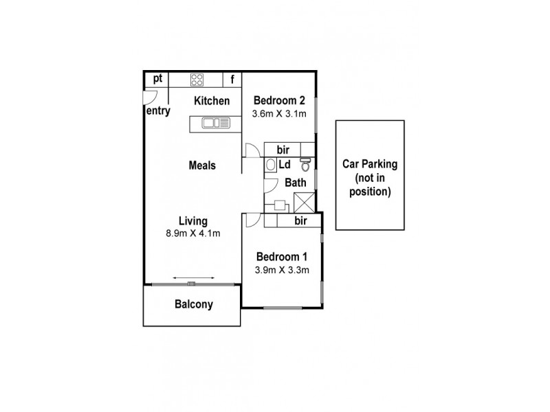 104/42 Rowell Drive, Mernda VIC 3754 Floorplan