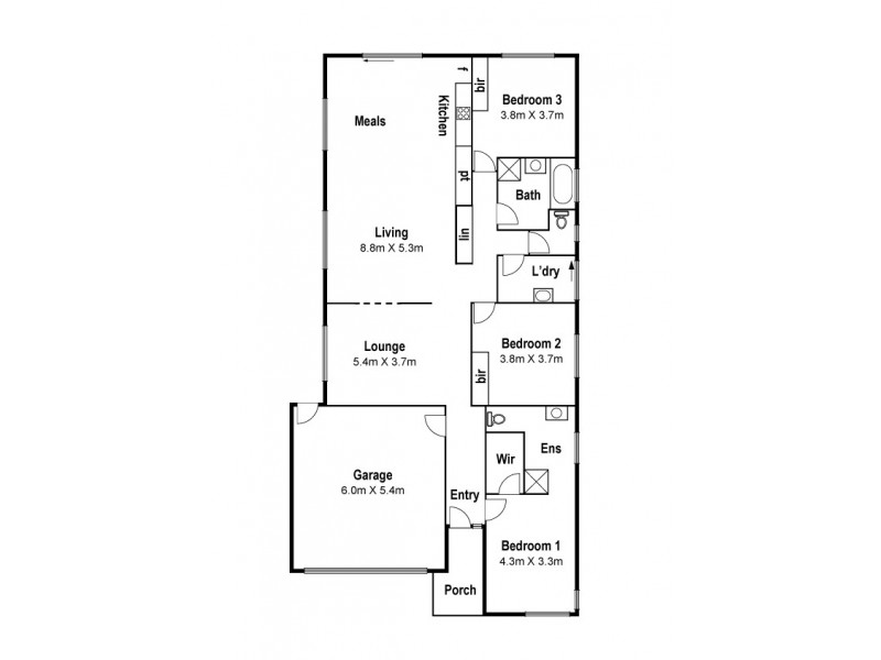 11 Burrell Way, Mernda VIC 3754 Floorplan
