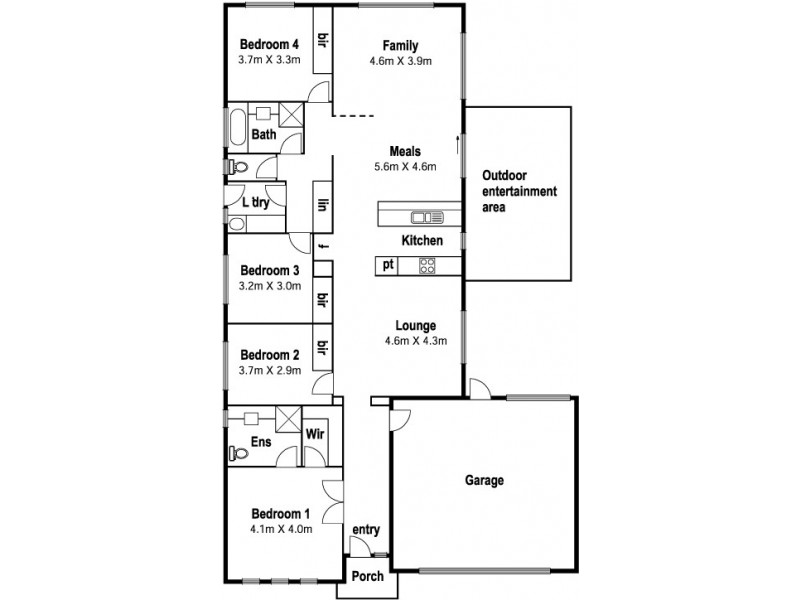 8 Viewpoint Avenue, Mernda VIC 3754 Floorplan