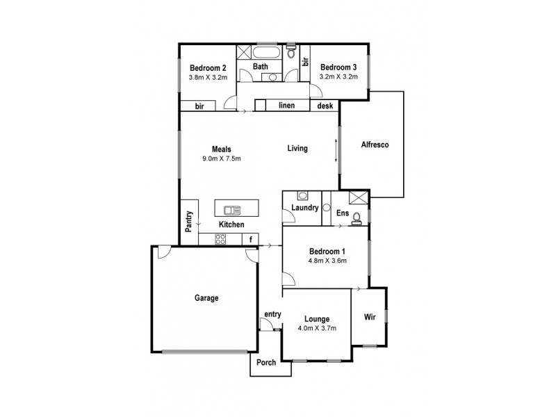 44 Greig Drive, Mernda VIC 3754 Floorplan