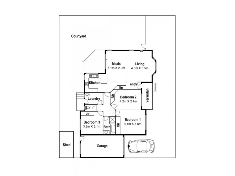 1/12 Pratt Street, Reservoir VIC 3073 Floorplan