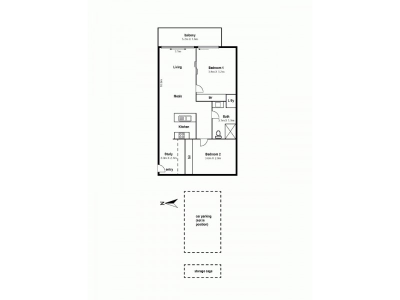 505/50-56 High Street, Preston VIC 3072 Floorplan