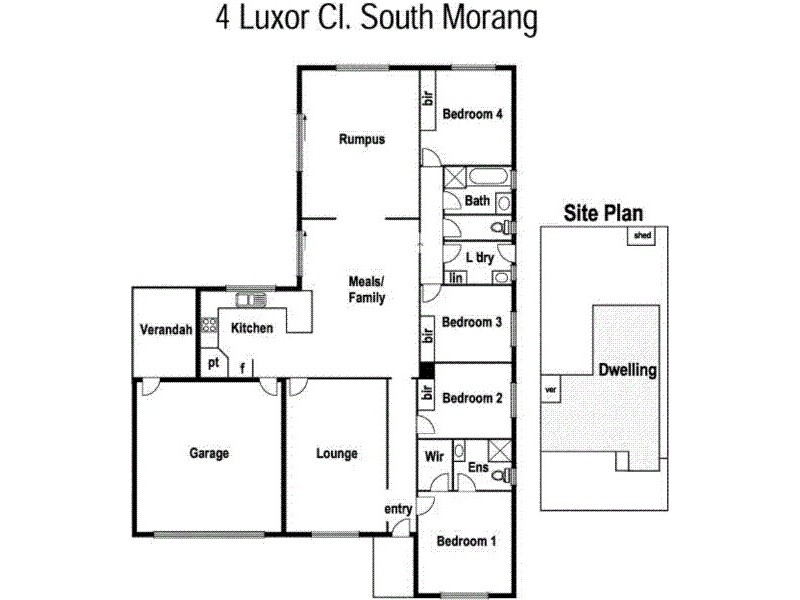 4 Luxor Close, South Morang VIC 3752 Floorplan