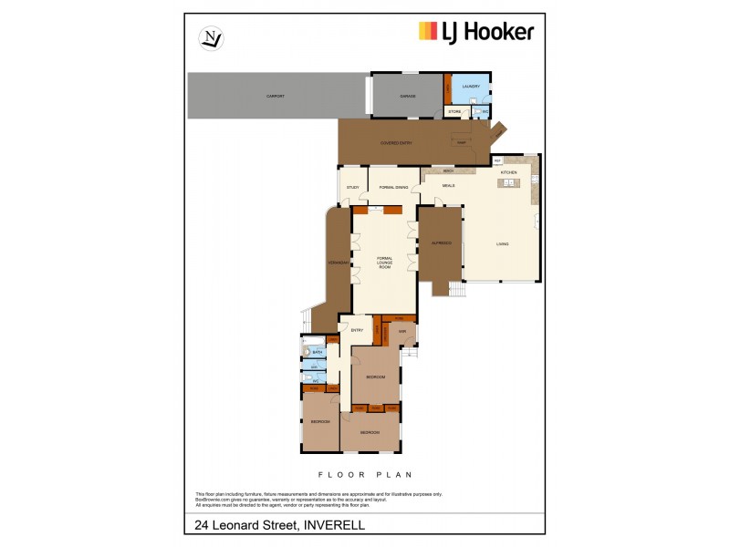 24 Leonard Street, Inverell NSW 2360 Floorplan