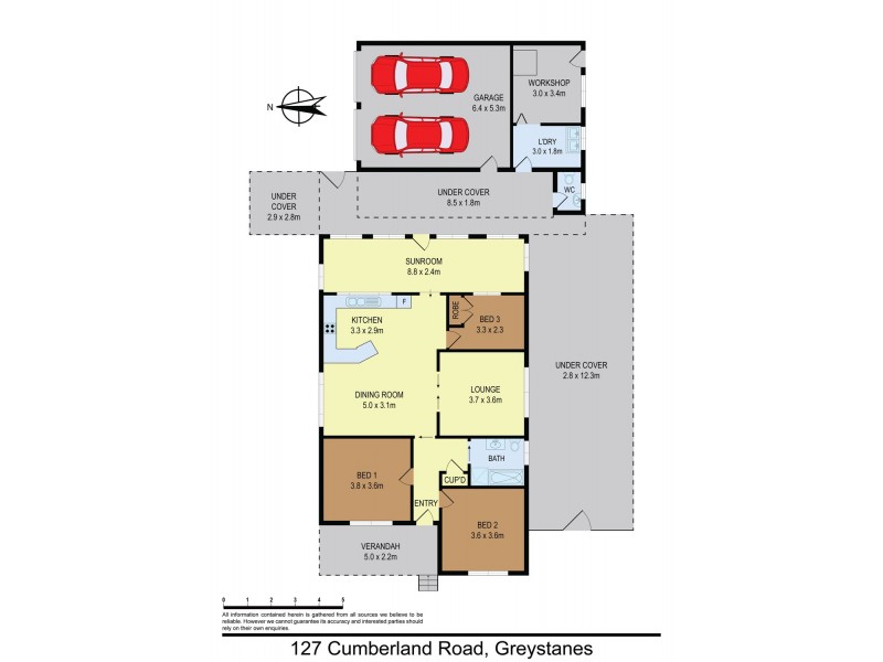 127&129 Cumberland Road, Greystanes NSW 2145 Floorplan