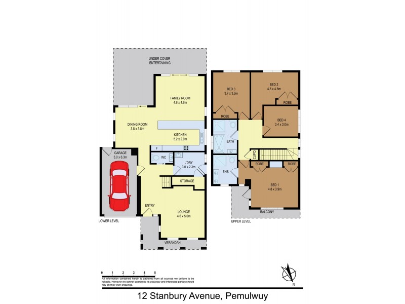 12 Stanbury Avenue, Pemulwuy NSW 2145 Floorplan